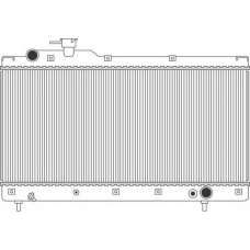 350213116100 MAGNETI MARELLI Радиатор, охлаждение двигателя