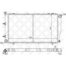 10-26244-SX STELLOX Радиатор, охлаждение двигателя