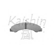 D4052 KAISHIN Комплект тормозных колодок, дисковый тормоз