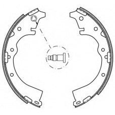 BSA2141.00 OPEN PARTS Комплект тормозных колодок