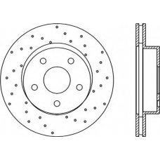 BDRS1917.25 OPEN PARTS Тормозной диск