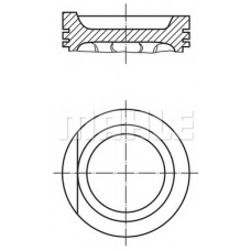 034 75 02 MAHLE Поршень