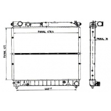 2110896 BEHR Radiator