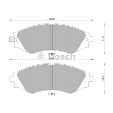 0 986 505 683 BOSCH Комплект тормозных колодок, дисковый тормоз