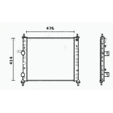 RM0718 EQUAL QUALITY Радиатор, охлаждение двигателя