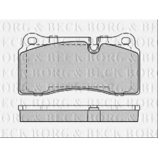 BBP2439 BORG & BECK Комплект тормозных колодок, дисковый тормоз