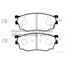 M050-02 ASHUKI Комплект тормозных колодок, дисковый тормоз