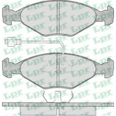 05P239 LPR Комплект тормозных колодок, дисковый тормоз