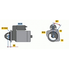 0 001 218 774 BOSCH Стартер