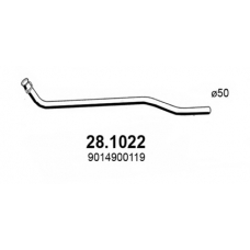 28.1022 ASSO Труба выхлопного газа