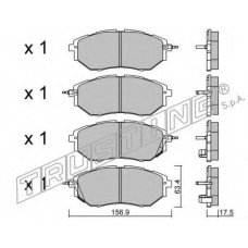 779.0 TRUSTING Комплект тормозных колодок, дисковый тормоз
