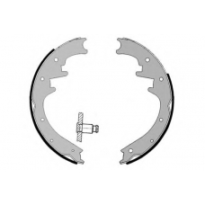 RA27560 RAICAM Комплект тормозных колодок
