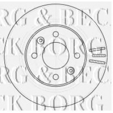 BBD4528 BORG & BECK Тормозной диск