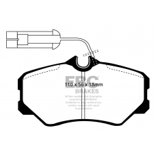 DP820 EBC Brakes Колодки тормозные