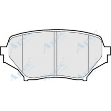 PAD1486 APEC Комплект тормозных колодок, дисковый тормоз
