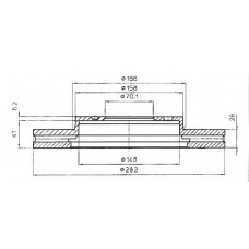 BDC4844 QUINTON HAZELL Тормозной диск