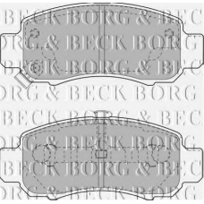 BBP1906 BORG & BECK Комплект тормозных колодок, дисковый тормоз