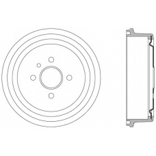 BAD9020.20 OPEN PARTS Тормозной барабан