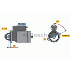 0 001 107 448 BOSCH Стартер