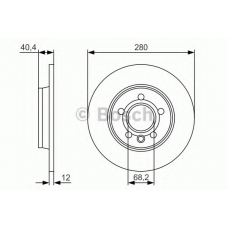 0 986 479 R91 BOSCH Тормозной диск