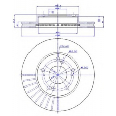 142.1526 CAR Тормозной диск