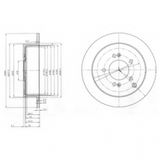 DP1010.11.0232 Dr!ve+ Тормозной диск