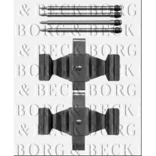 BBK1272 BORG & BECK Комплектующие, колодки дискового тормоза