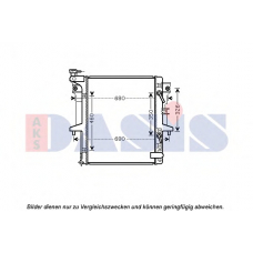 140101N AKS DASIS Радиатор, охлаждение двигателя