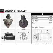 DRS3815 DELCO REMY Стартер