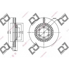 BD2190 DJ PARTS Тормозной диск