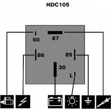 HDC105 DELPHI DIESEL Glow plug controller