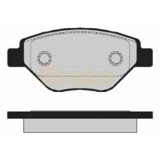 PA1489 BRAKE ENGINEERING Комплект тормозных колодок, дисковый тормоз