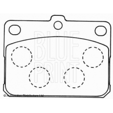 ADC44202 BLUE PRINT Комплект тормозных колодок, дисковый тормоз