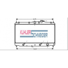 0100131 KUHLER SCHNEIDER Радиатор, охлаждение двигател