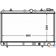 8MK 376 768-441 HELLA Радиатор, охлаждение двигателя