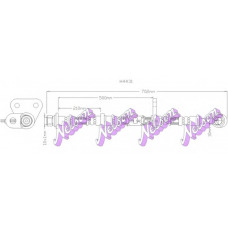 H4431 Brovex-Nelson Тормозной шланг