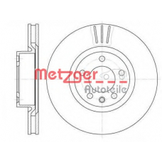 6339.10 METZGER Тормозной диск