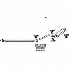 01.60319 MTS Глушитель выхлопных газов конечный