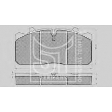 03.120.8700.09P TEMPLIN Комплект тормозных колодок, дисковый тормоз