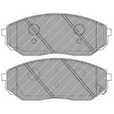 FSL1735 FERODO Комплект тормозных колодок, дисковый тормоз