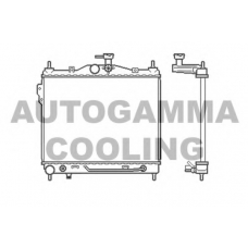 104076 AUTOGAMMA Радиатор, охлаждение двигателя