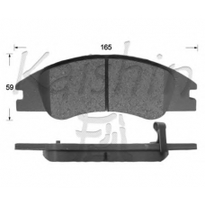 FK11157 KAISHIN Комплект тормозных колодок, дисковый тормоз