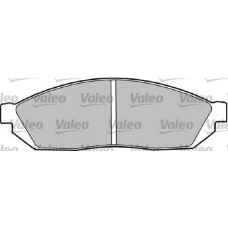 551651 VALEO Комплект тормозных колодок, дисковый тормоз