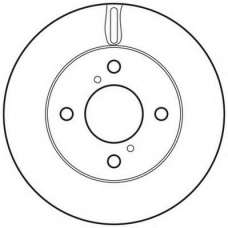 562674JC JURID Тормозной диск