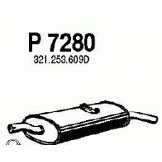 P7280 FENNO Глушитель выхлопных газов конечный