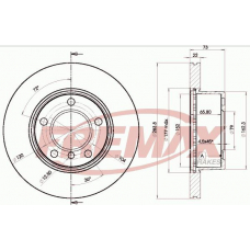 BD-4629-50 FREMAX Тормозной диск