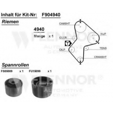 F914590V FLENNOR Комплект ремня грм