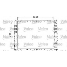 731212 VALEO Радиатор, охлаждение двигателя