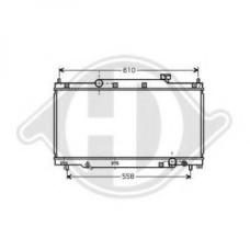 8520820 DIEDERICHS Радиатор, охлаждение двигателя