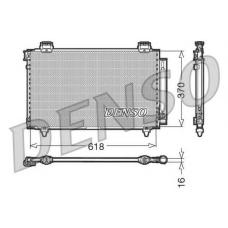 DCN50009 DENSO Конденсатор, кондиционер